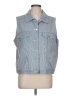 Baccini Blue Denim Vest Size L (estimated) - photo 1