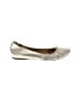 J.Crew 100% Leather Metallic Silver Flats Size 9 - photo 1