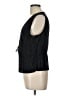 Nine West 100% Polyester Black Sleeveless Blouse Size L - photo 5