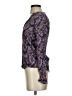 Esprit 100% Viscose Paisley Blue Long Sleeve Blouse Size 2 - photo 5