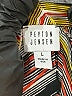 Peyton Jensen 100% Polyester Chevron-herringbone Brown Short Sleeve Blouse Size L - photo 7