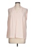 Nine West 100% Polyester Pink Sleeveless Blouse Size L - photo 1