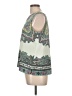Talbots Outlet 100% Polyester Green Sleeveless Blouse Size L (petite) - photo 5