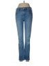 7 For All Mankind Hearts Blue Jeans Size 24 waist - photo 1