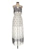 rue21 100% Polyester Stars Silver Cocktail Dress Size L - photo 1