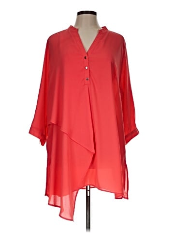 NY Collection 3/4 Sleeve Blouse (view 1)