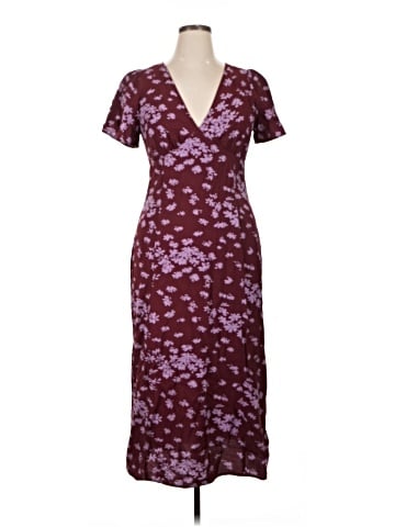 Madewell V-Neck Flutter-Sleeve Midi Dress (view 1)