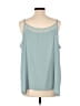 Maurices 100% Polyester Teal Sleeveless Blouse Size 2 - photo 2