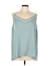 Maurices 100% Polyester Teal Sleeveless Blouse Size 2 - photo 1