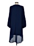 New Directions Solid Blue Casual Dress Size S - photo 2