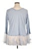 Kaktus Blue Long Sleeve Top Size 1X - photo 2