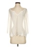 Jessica Simpson 100% Polyester Ivory 3/4 Sleeve Blouse Size S - photo 1