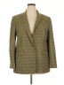 Lands' End 100% Rayon Plaid Green Blazer Size 18 - photo 1