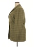 Lands' End 100% Rayon Plaid Green Blazer Size 18 - photo 5