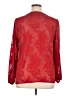 Maurices Red Long Sleeve Blouse Size 1X (estimated) - photo 2