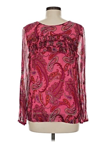 J.Crew Long Sleeve Silk Top (view 2)