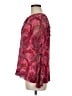 J.Crew 100% Silk Paisley Pink Long Sleeve Silk Top Size 8 - photo 5