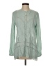 Sundance 100% Rayon Green Long Sleeve Blouse Size XS - photo 1