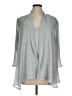DressBarn 100% Polyester Silver Kimono Size 1X - photo 1
