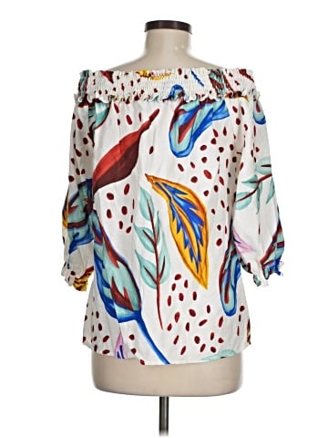 Boho Chic 3/4 Sleeve Blouse (view 2)