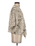 By Together Animal Print Tan 3/4 Sleeve Blouse Size S - photo 4