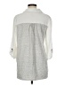 Neon Buddha Ivory 3/4 Sleeve Button-Down Shirt Size M - photo 2