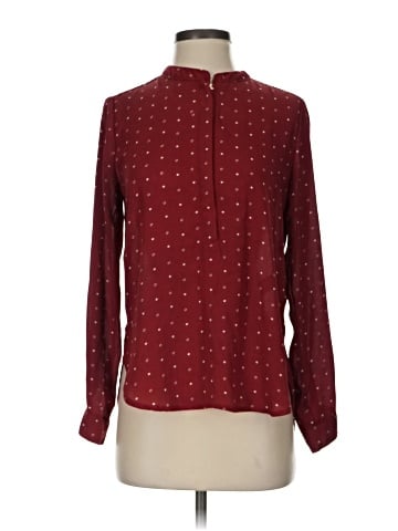 Chocolate Long Sleeve Blouse (view 1)
