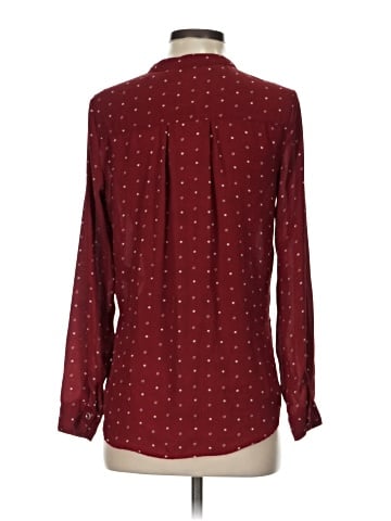 Chocolate Long Sleeve Blouse (view 2)