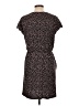 Basics Polka Dots Brown Casual Dress Size L - photo 2