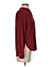 Chocolate 100% Polyester Polka Dots Burgundy Long Sleeve Blouse Size S - photo 4