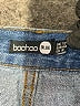 Boohoo 100% Cotton Graphic Blue Jeans Size 8 - photo 7