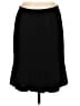 Kasper 100% Polyester Solid Black Formal Skirt Size 8 Petite - photo 1