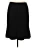 Kasper 100% Polyester Solid Black Formal Skirt Size 8 Petite - photo 2