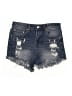 Almost Famous Stars Blue Denim Shorts Size 3 - photo 1