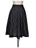 Shein Stripes Black Casual Skirt Size 6 - photo 1