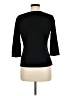 Jones New York Black 3/4 Sleeve Top Size M - photo 2