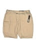 Apt. 9 Solid Tan Khaki Shorts Size 12 - photo 1