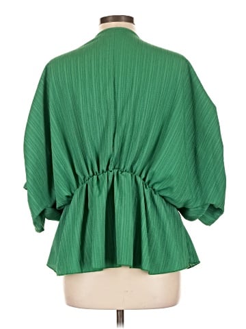 Shein Curve 3/4 Sleeve Blouse (view 2)