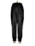 BCBGeneration 100% Polyurethane Metallic Black Track Pants Size M - photo 1