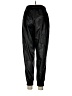 BCBGeneration 100% Polyurethane Metallic Black Track Pants Size M - photo 2