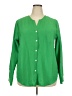 Ekouaer Green Long Sleeve Blouse Size XXL - photo 1