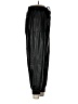 BCBGeneration 100% Polyurethane Metallic Black Track Pants Size M - photo 4