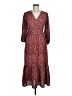 Max Studio Paisley Burgundy Casual Dress Size M - photo 1