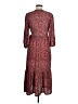 Max Studio Paisley Burgundy Casual Dress Size M - photo 2