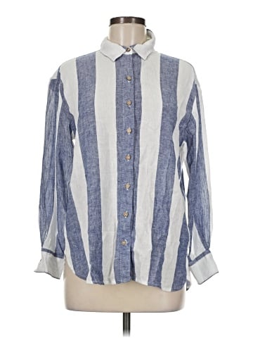 Blue Island Long Sleeve Button-Down Shirt (view 1)