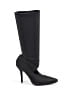 Azalea Wang Black Boots Size 8 1/2 - photo 1
