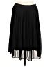 Grace Elements 100% Polyester Solid Black Formal Skirt Size M - photo 2