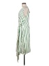 Halogen Stripes Green Ivory Casual Dress Size M - photo 5