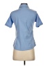 UNITI Blue Short Sleeve Blouse Size S - photo 2