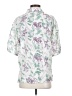 Kimchi Blue Floral White Short Sleeve Blouse Size S - photo 2